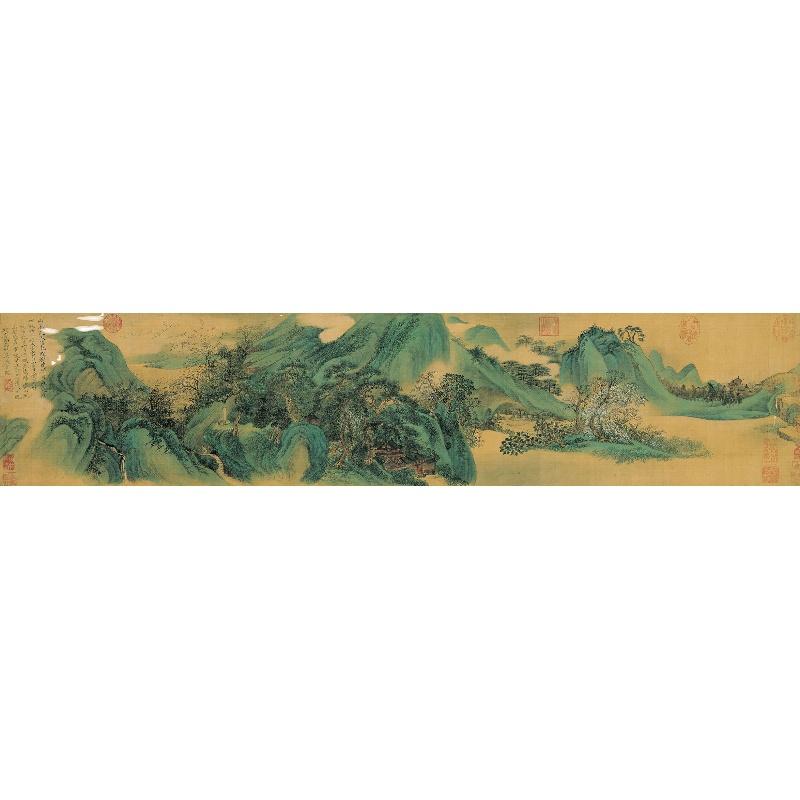 Chinese Antique Art Painting 清 吴历 云白山青图 Qing Wu Li Yun Bai Shan Qing China Ancient Wall Picture Ideas 2823-Chinese Style Finds™