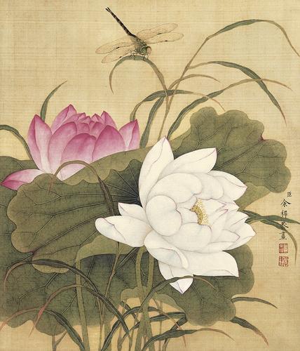 Chinese Antique Art Painting 清 余稚 花鸟 Qing Yu Zhi Flowers Birds China Ancient Wall Picture Ideas 2236-Chinese Style Finds™