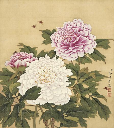 Chinese Antique Art Painting 清 余稚 花鸟 Qing Yu Zhi Flowers Birds China Ancient Wall Picture Ideas 2236-Chinese Style Finds™