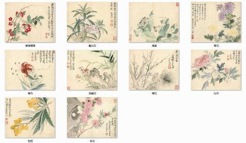 Chinese Antique Art Painting 清 恽寿平 瓯香馆写生册 Qing Yun Shouping Ou Xiang Guan Xie Sheng China Ancient Wall Picture Ideas 2769-Chinese Style Finds™