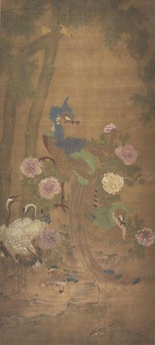 Chinese Antique Art Painting 宋 孔雀图 Song Peacock China Ancient Wall Picture Ideas 4551-Chinese Style Finds™