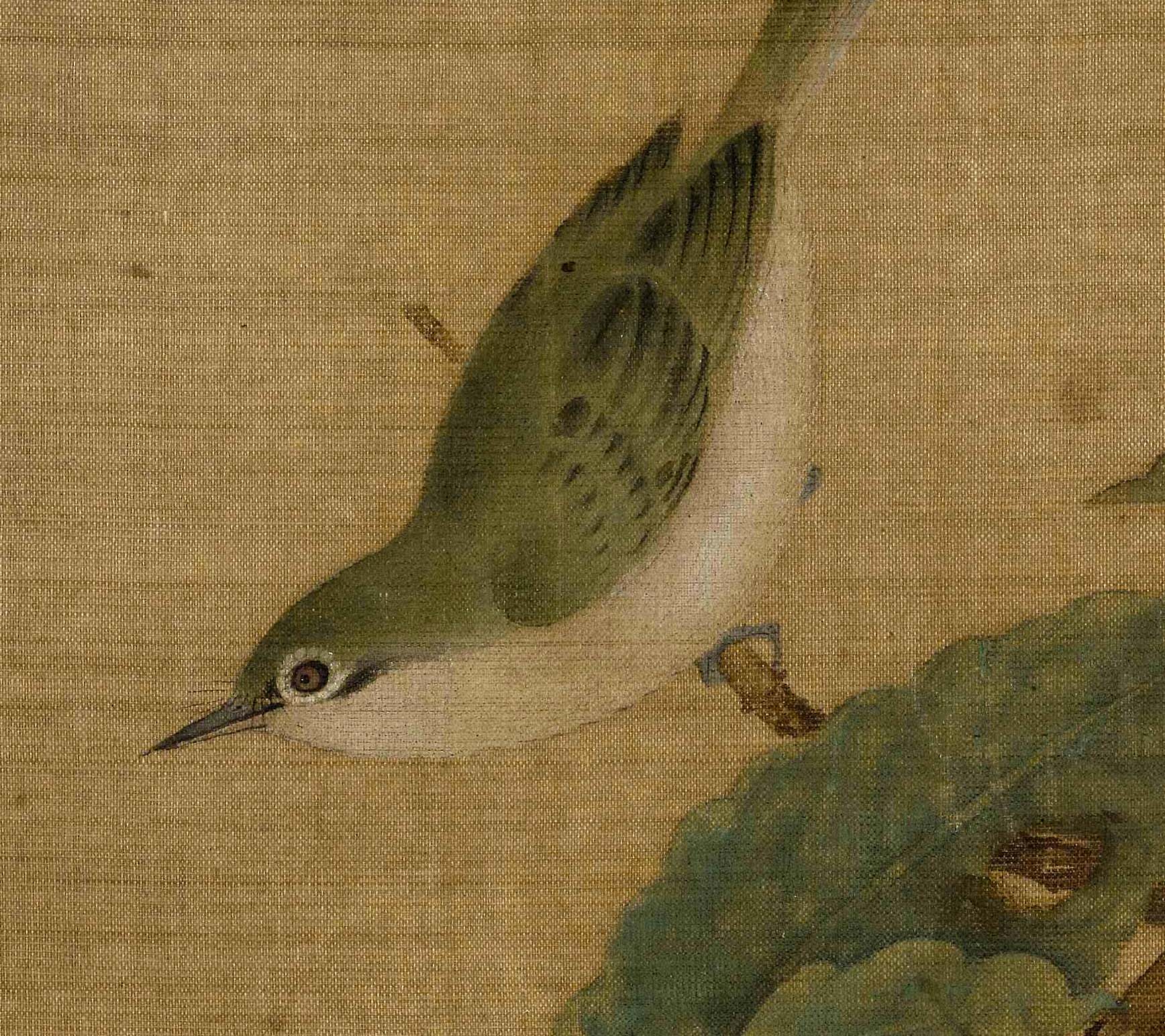 Chinese Antique Art Painting 宋 林椿 枇杷山鸟图 Song Lin Chun Pi Pa Shan Niao Tu Birds China Ancient Wall Picture Ideas 1446-Chinese Style Finds™