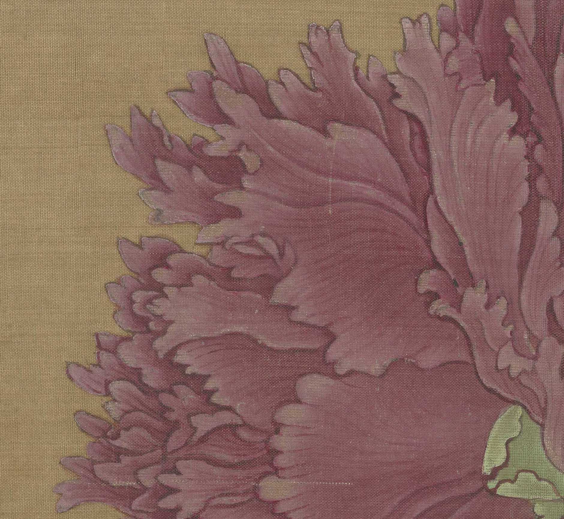 Chinese Antique Art Painting 宋 牡丹图 Song Mu Dan Tu Peony Flower China Ancient Wall Picture Ideas 1448-Chinese Style Finds™