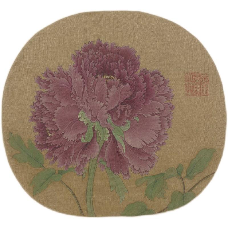 Chinese Antique Art Painting 宋 牡丹图 Song Mu Dan Tu Peony Flower China Ancient Wall Picture Ideas 1448-Chinese Style Finds™