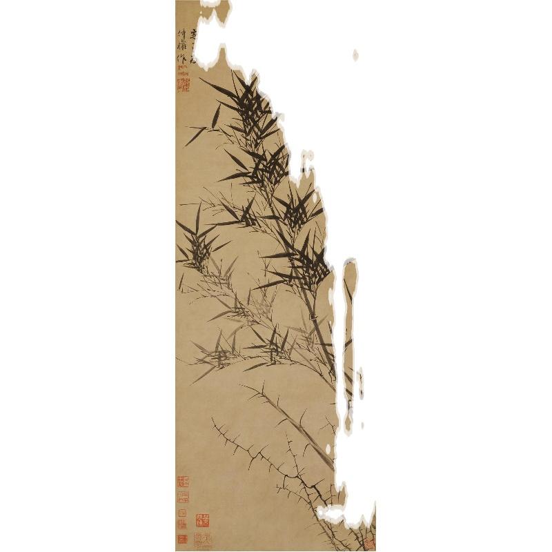 Chinese Antique Art Painting 元 顾安 新篁图 Yuan Gu An Xin Huang Tu China Ancient Wall Picture Ideas 1664-Chinese Style Finds™