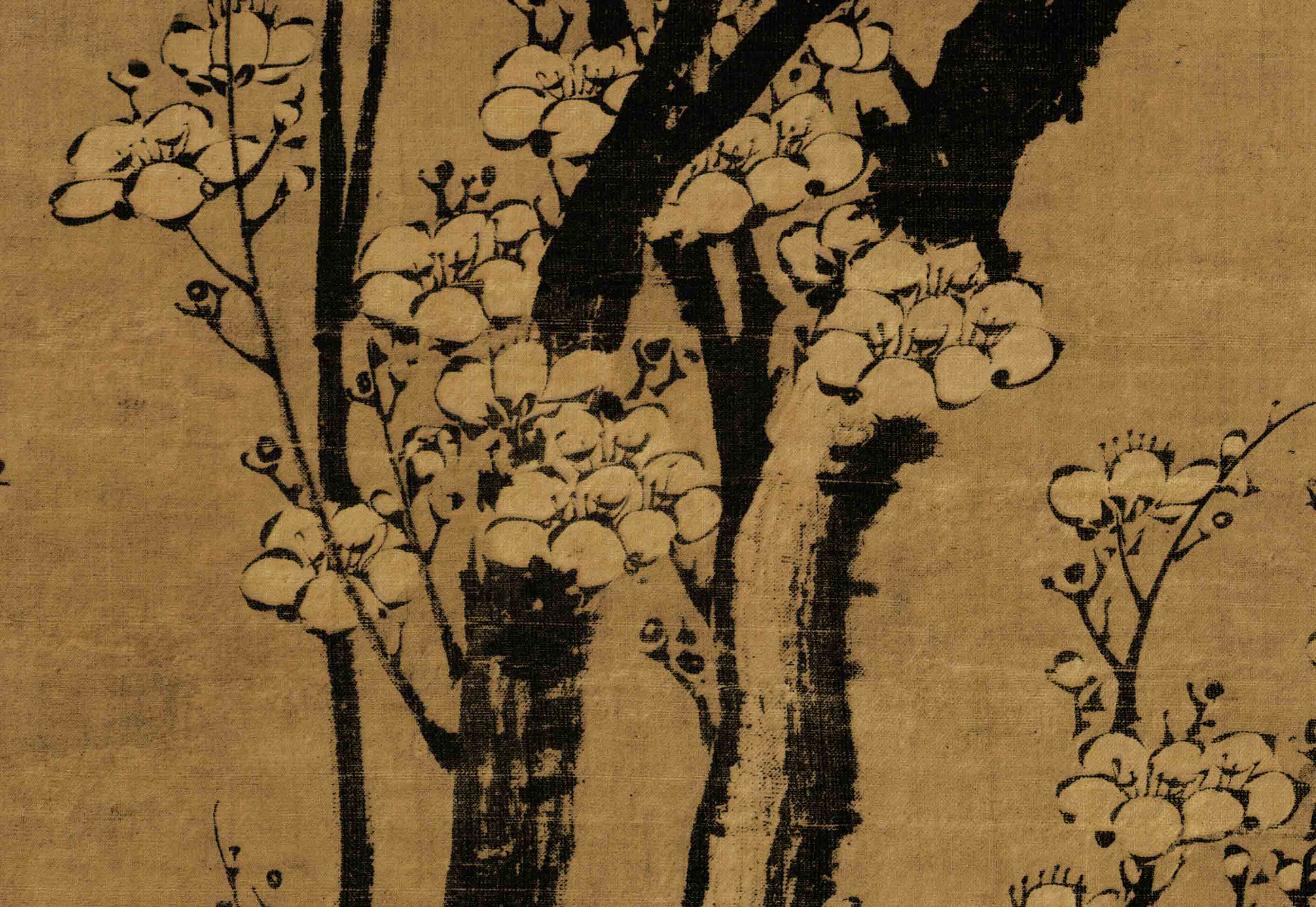 Chinese Antique Art Painting 元 王冕 南枝春早图 Yuan Wang Mian Nan Zhi Chun Zao Tu China Ancient Wall Picture Ideas 1660-Chinese Style Finds™