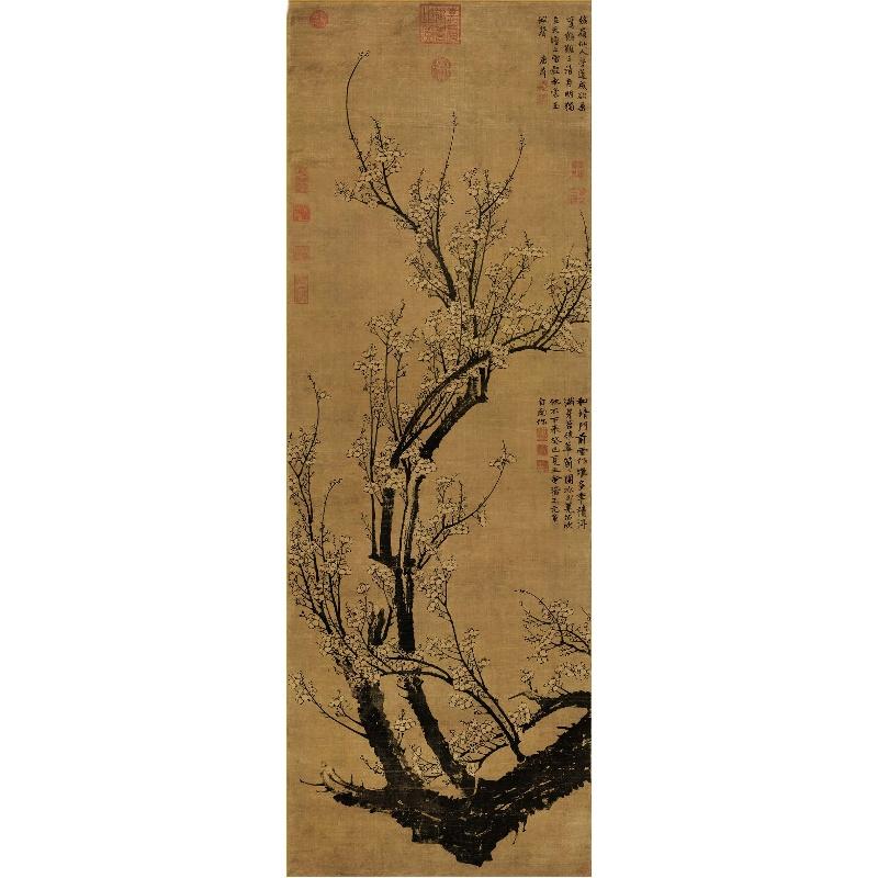 Chinese Antique Art Painting 元 王冕 南枝春早图 Yuan Wang Mian Nan Zhi Chun Zao Tu China Ancient Wall Picture Ideas 1660-Chinese Style Finds™