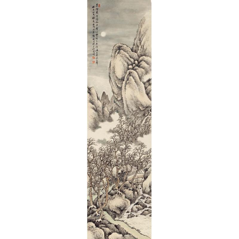 Chinese Antique Art Painting 张俊 春夏秋冬山水四条屏 Zhang Jun 4 Seasons Shan Shui Landscape China Ancient Wall Picture Ideas 3929-Chinese Style Finds™