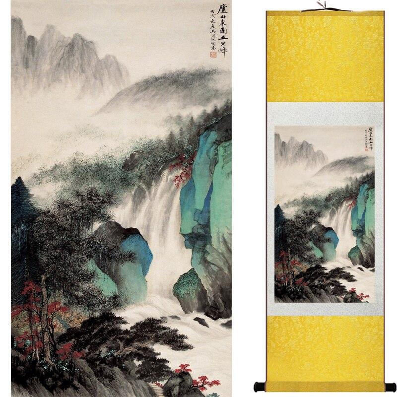 Chinese Art Scroll Painting Landscape Ancient Silk Picture Wall Ideas 16934-Chinese Style Finds™