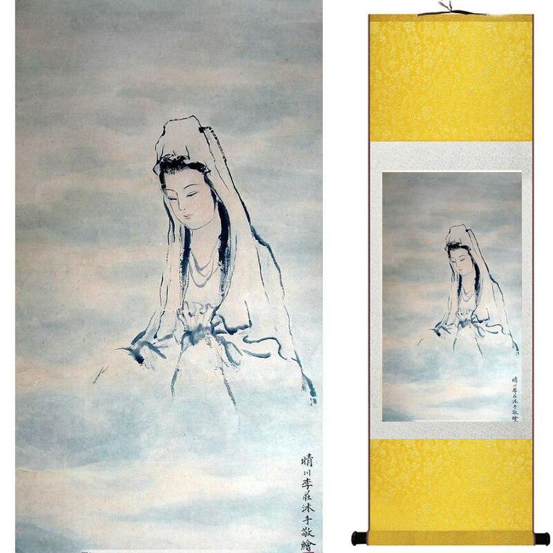 Chinese Art Scroll Painting Pretty Girls Beautiful Women Ancient Silk Picture Wall Ideas 18106-Chinese Style Finds™