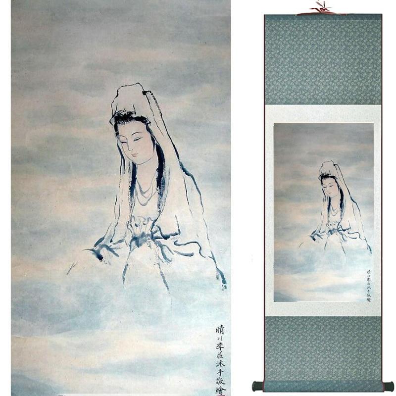 Chinese Art Scroll Painting Pretty Girls Beautiful Women Ancient Silk Picture Wall Ideas 18106-Chinese Style Finds™