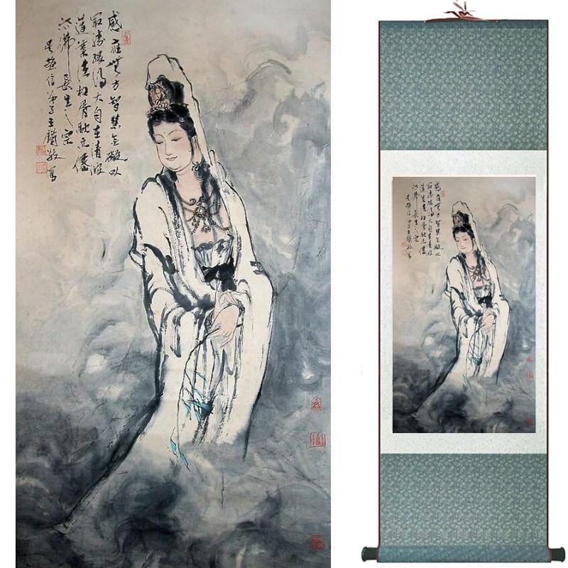 Chinese Art Scroll Painting Pretty Girls Beautiful Women Ancient Silk Picture Wall Ideas 18110-Chinese Style Finds™