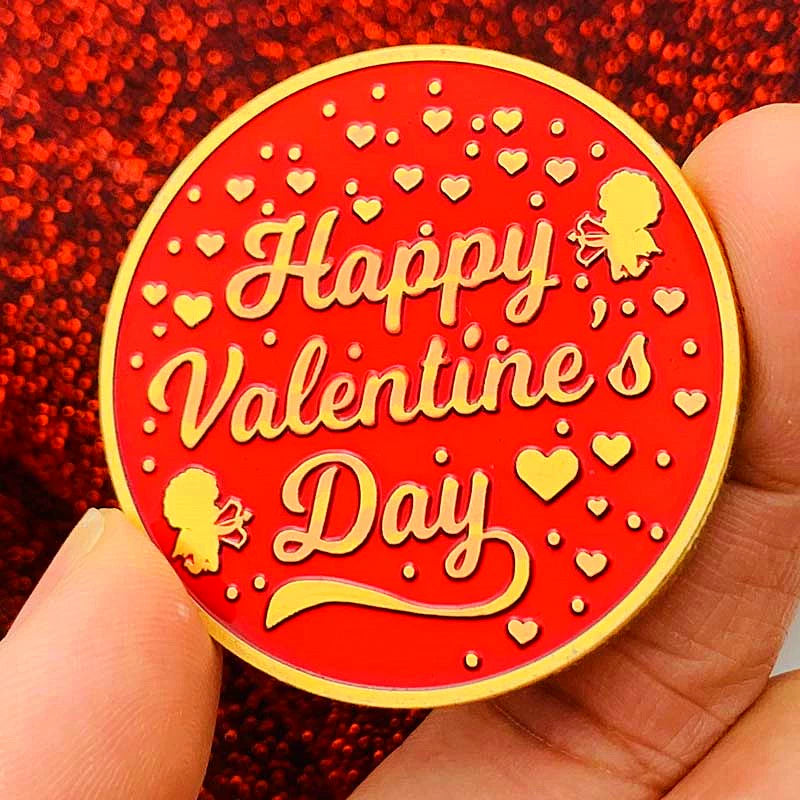 Chinese Romantic Coin I Love You 我爱你 China Valentine's Day Coin Gift 1874-Chinese Style Finds™