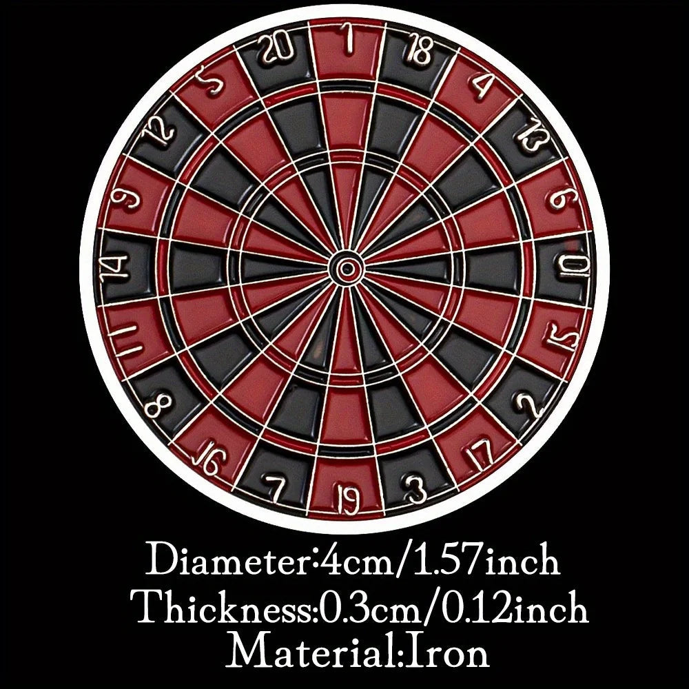 Dart Board Souvenir Gift Silvery Plated Commemorative Coin Collection Challenge Coin 1351-Chinese Style Finds™