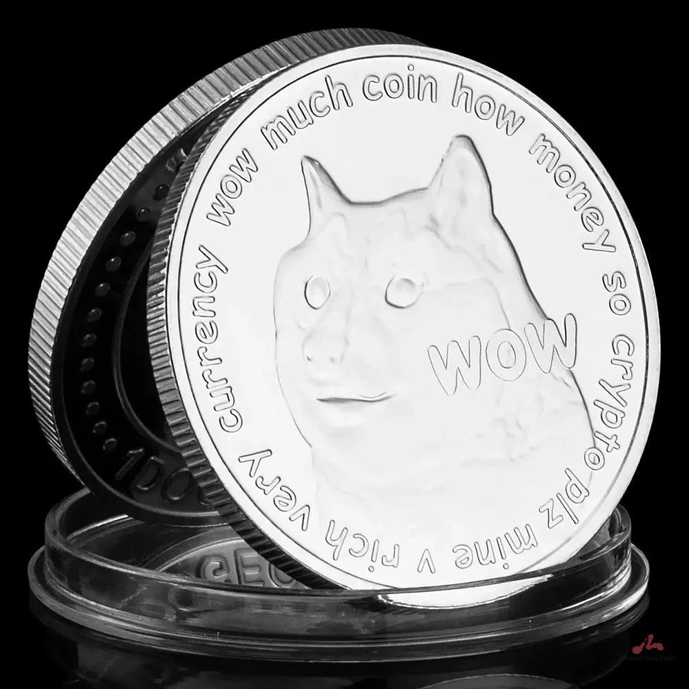 Dogecoin Commemorative Coins Home Decorations Crypto Coin Doge Cute Puppy Souvenirs and Gift Ideas 1484-Chinese Style Finds™