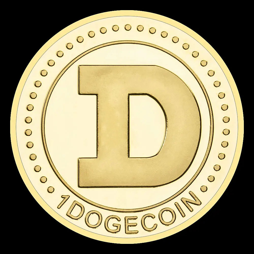 Dogecoin Gold Plated Cryptocurrency Commemorative Coins Home Decorations Crypto Coin Doge Cute Puppy Souvenirs and Gift Ideas 1492-Chinese Style Finds™