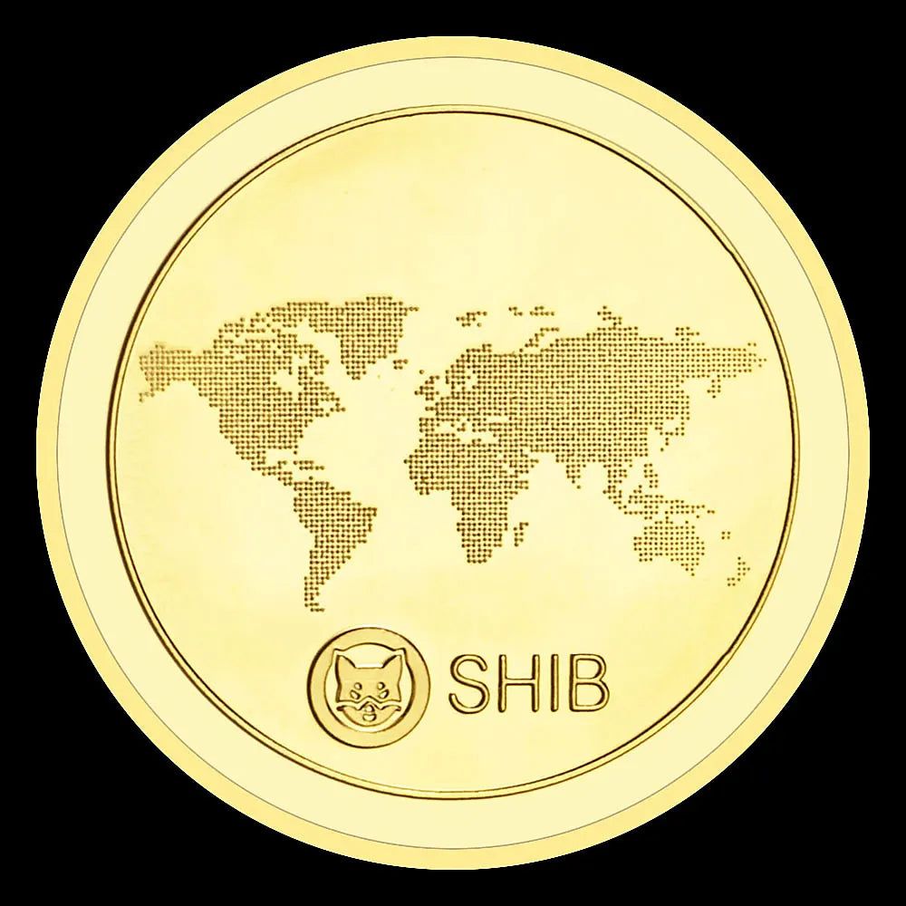 Dogecoin Killer Shiba Inu Coin (SHIB) CRYPTO Metal Silvery Plated Physical Shib Doge Killer Souvenir Coins Commemorative Coin 1475-Chinese Style Finds™