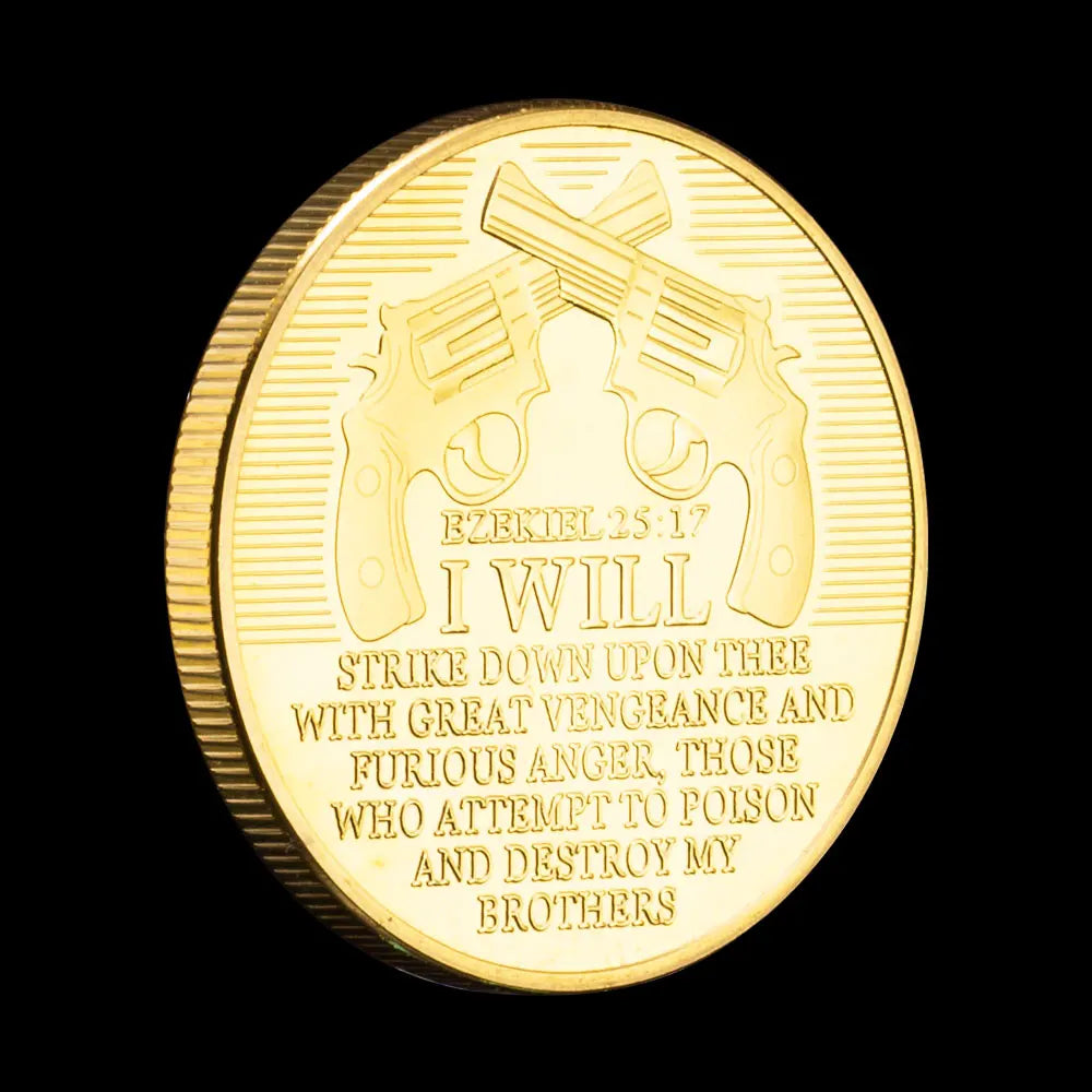 Gold Punisher Coin US Coanter terrorism Force Souvenir Collectibles Gold Plated Honor Coin Commemorative Coin Challenge Coin 1564-Chinese Style Finds™