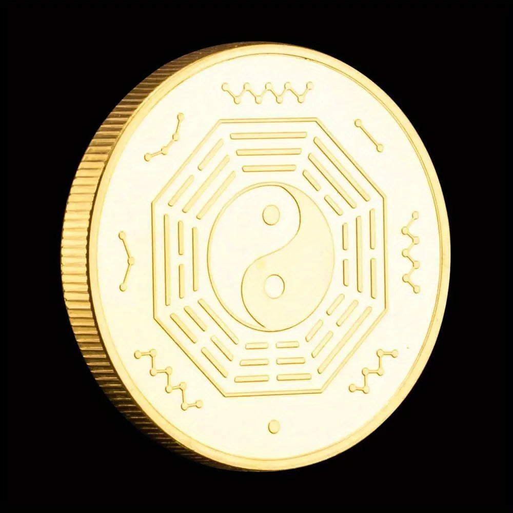 Indian Goddess Lakshmi Souvenir Coin Golden Plated Collectible Creative Gift Commemorative Coin 1225-Chinese Style Finds™