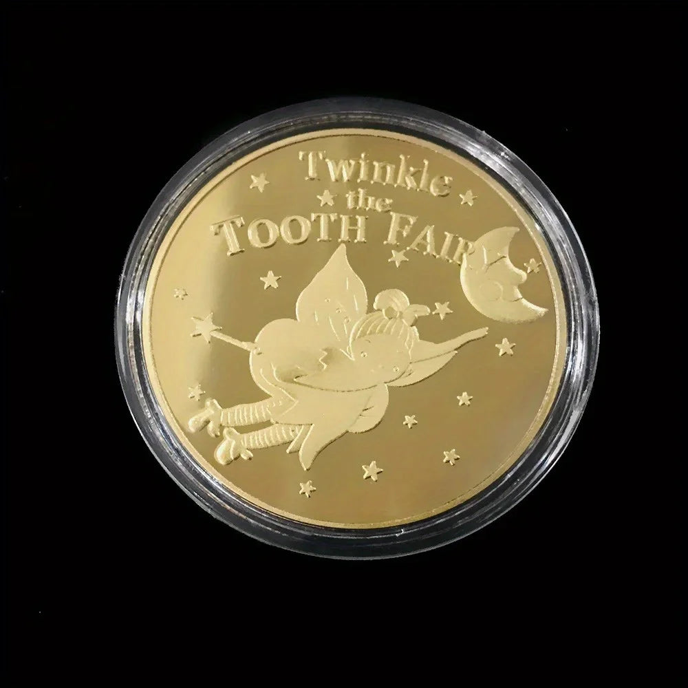 Mermaid Gift From The Tooth Fairy Collectible Golden Plated Souvenir Coin Collection Art Commemorative Coin 1550-Chinese Style Finds™