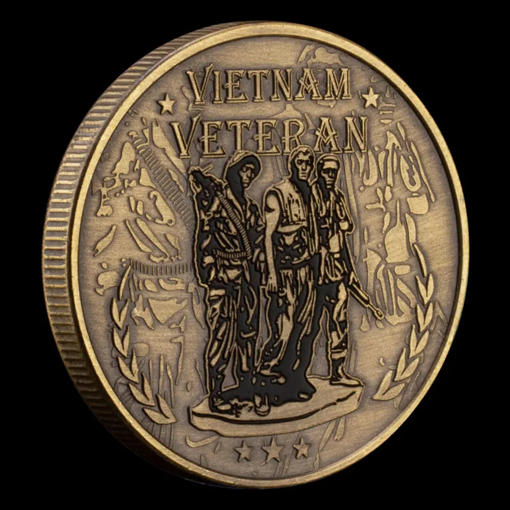 Military Coin Veteran Souvenir All Gave Some Some Gave All Bronze Commemorative Coin Collectible Gift Honor Coin 1067-Chinese Style Finds™