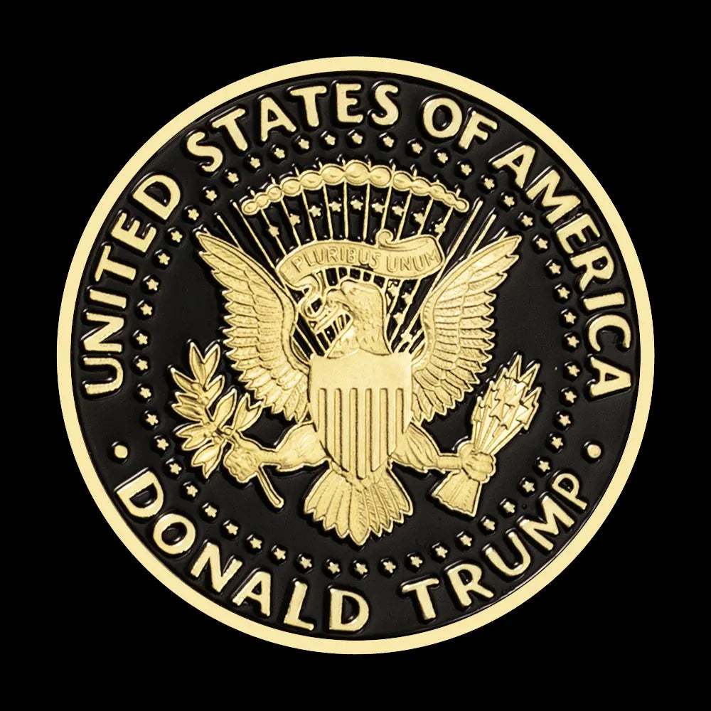 President of America Donald Trump 2024 Souvenir Coin Save America Again Trump Supporters Challenge Coin Gold Plated Coins gift 1132-Chinese Style Finds™