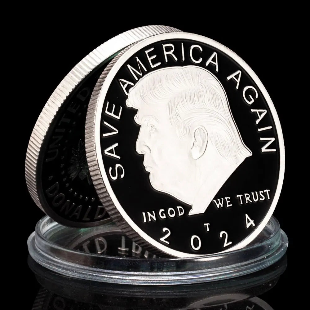 President of America Donald Trump 2024 Souvenir Coin Save America Again Trump Supporters Challenge Coin Gold Plated Coins gift 1132-Chinese Style Finds™