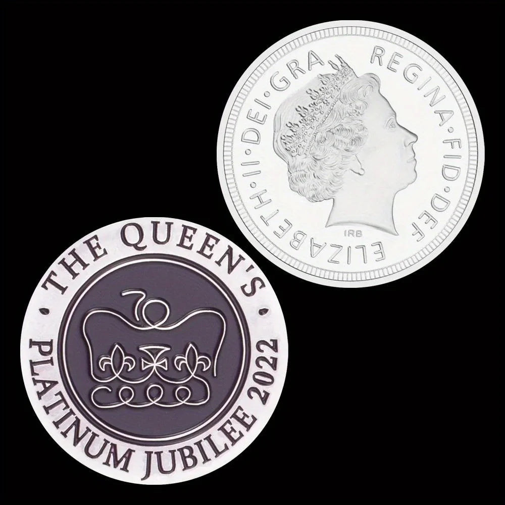 Queen of Great Britain Elizabeth II Commemorative Coins Collectible Her Majesty Challenge Coin Souvenir Gift 1632-Chinese Style Finds™