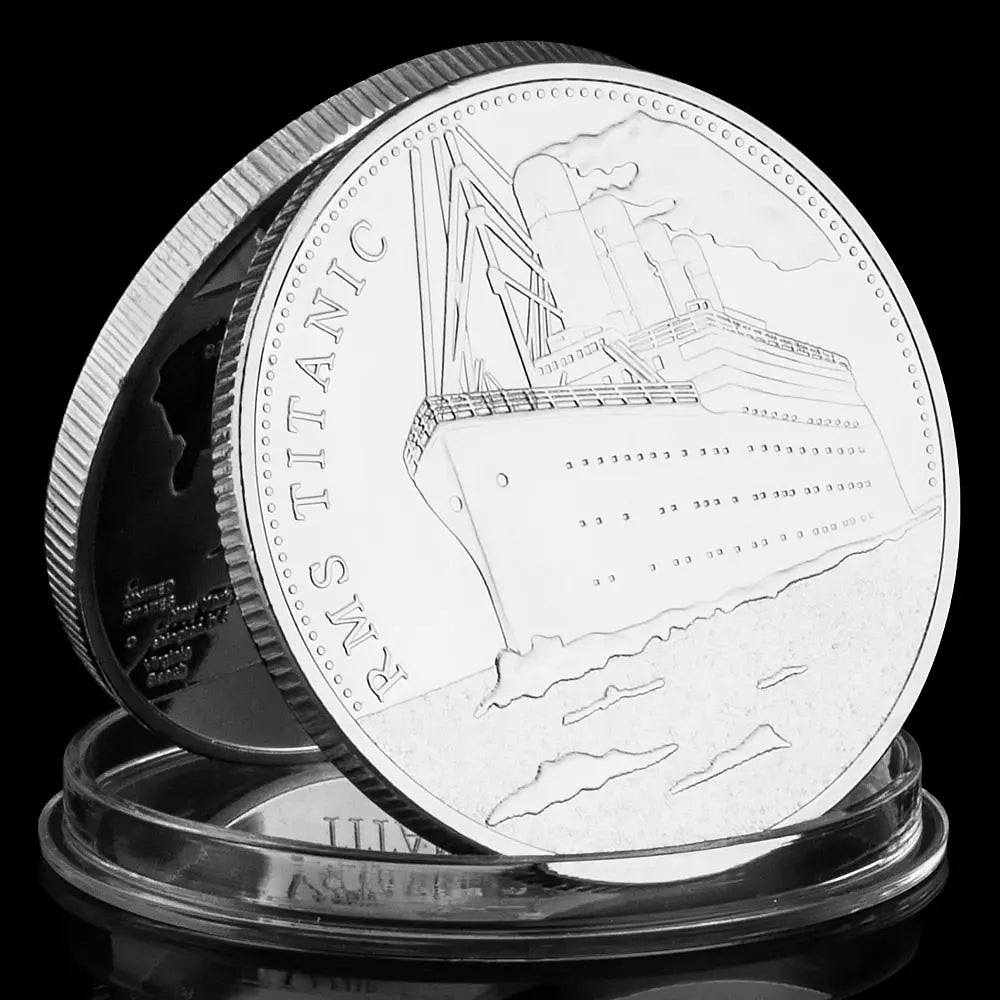 RMS Titanic Incident Souvenir Commemorative Coin Golden Plated Collectibles Coin Titanic Collection Art Coin 1444-Chinese Style Finds™