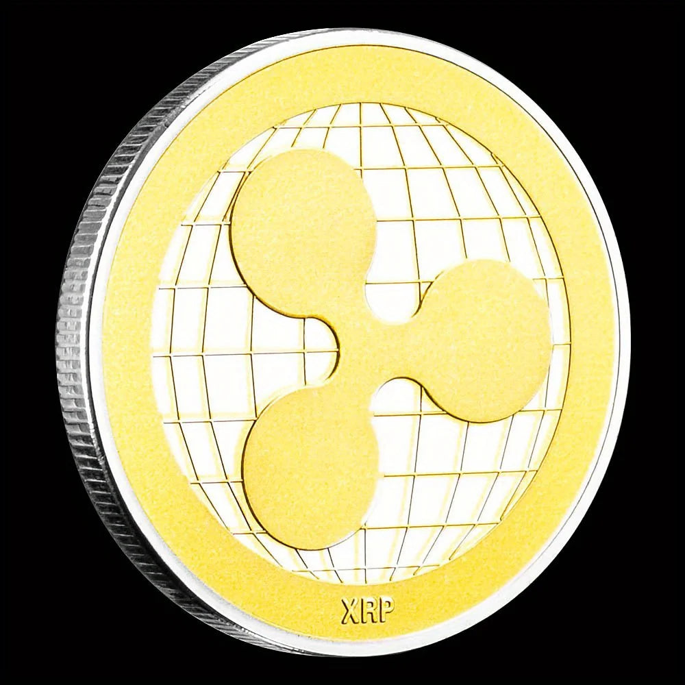 Ripple Coin Collectible Gift Commemorative Coins Crypto Coin Physical Cryptocurrency Collection 1256-Chinese Style Finds™