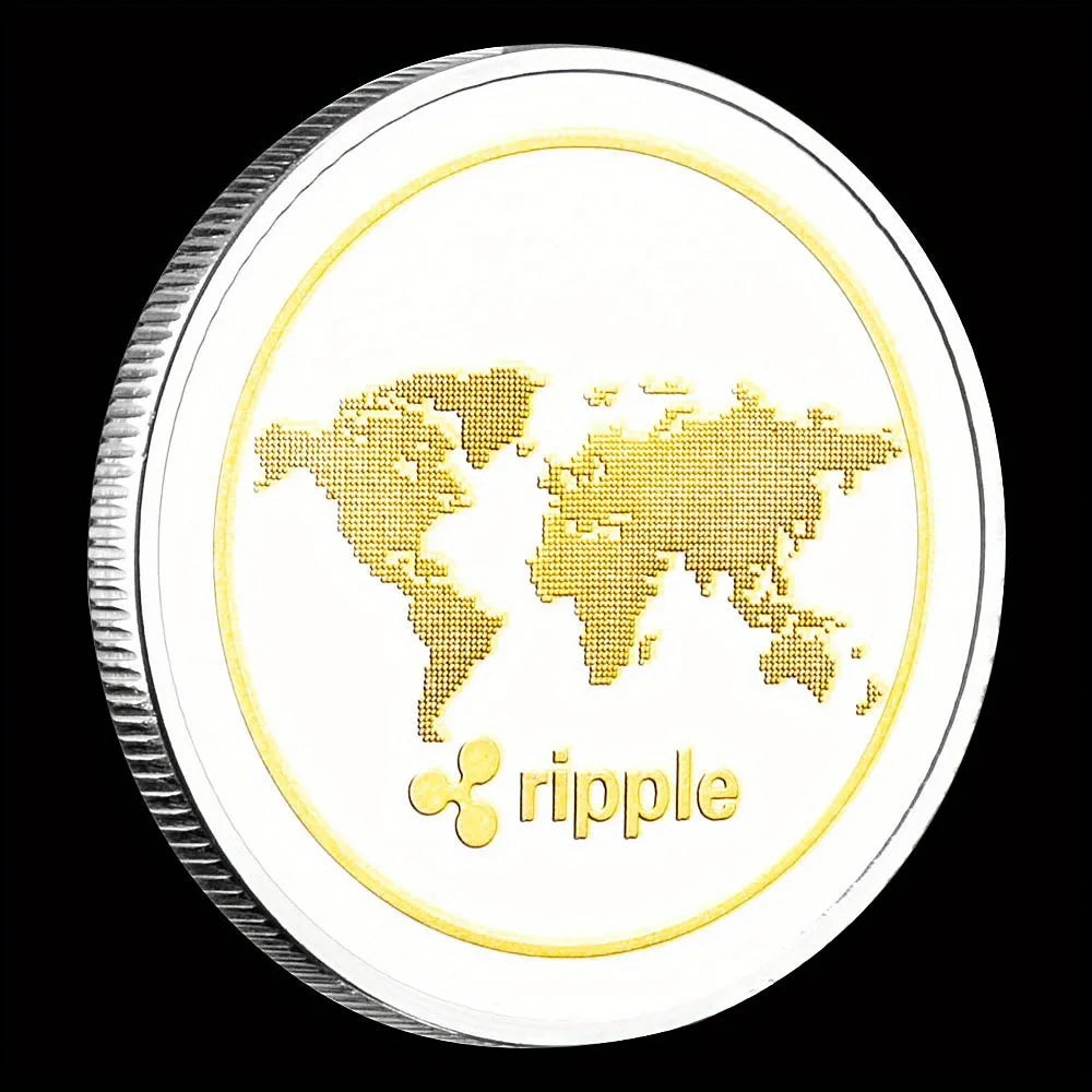 Ripple Coin Collectible Gift Commemorative Coins Crypto Coin Physical Cryptocurrency Collection 1256-Chinese Style Finds™