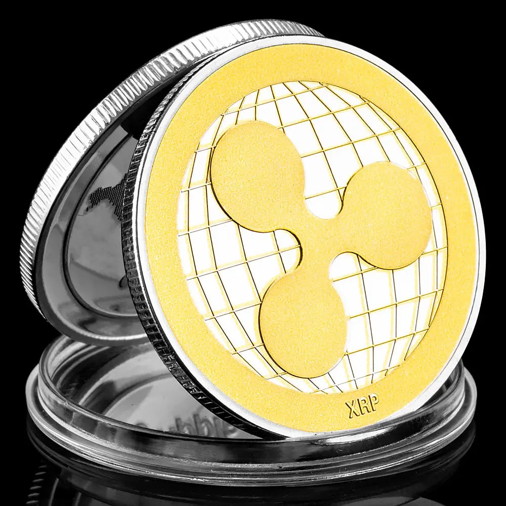 Ripple Coin Collectible Gift Commemorative Coins Crypto Coin Physical Cryptocurrency Collection 1256-Chinese Style Finds™