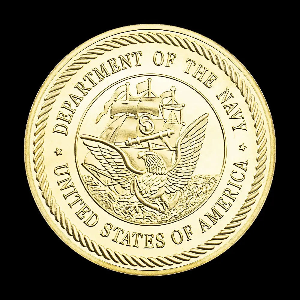 SWCC Souvenir Maritime Special Operations Force Military Navy Coin Collectibles Gold Plated Commeration Challenge Coins 1172-Chinese Style Finds™