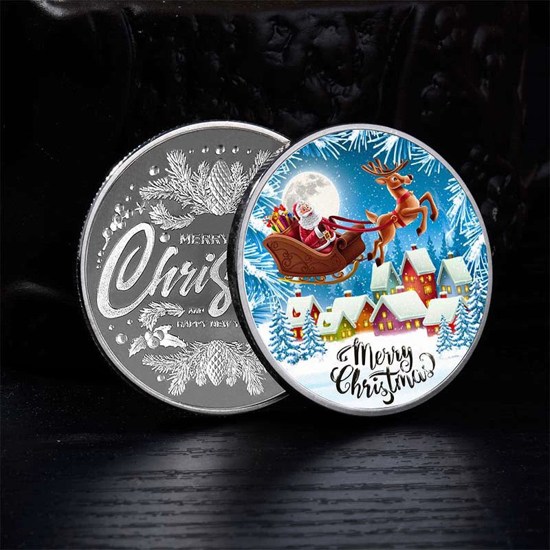 Santa Claus Coin Christmas Coins Unique Christmas Gift Ideas Coin 2325-Chinese Style Finds™