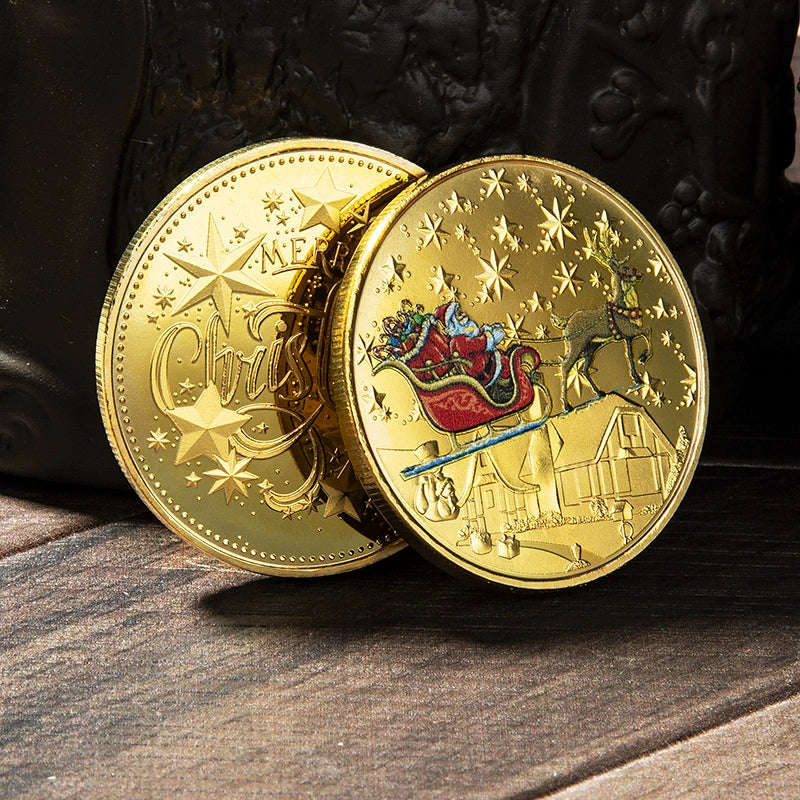 Santa Claus Coin Christmas Coins Unique Christmas Gift Ideas Coin 2325-Chinese Style Finds™