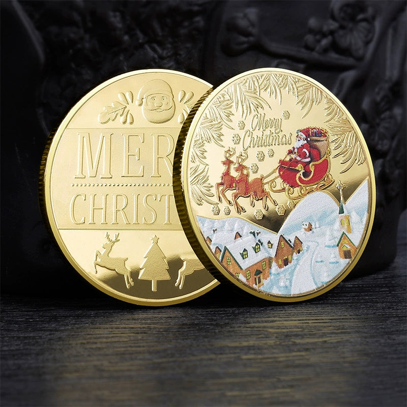 Santa Claus Coin Christmas Coins Unique Christmas Gift Ideas Coin 2325-Chinese Style Finds™