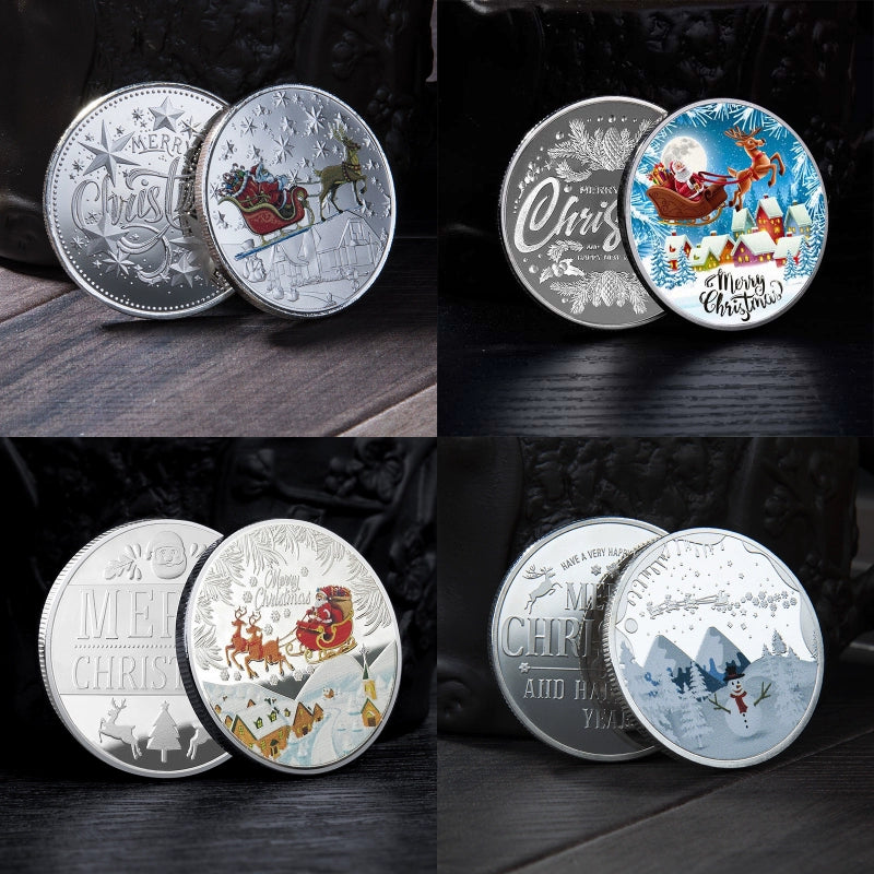 Santa Claus Coin Christmas Coins Unique Christmas Gift Ideas Coin 2325-Chinese Style Finds™