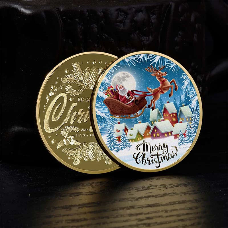 Santa Claus Coin Christmas Coins Unique Christmas Gift Ideas Coin 2325-Chinese Style Finds™