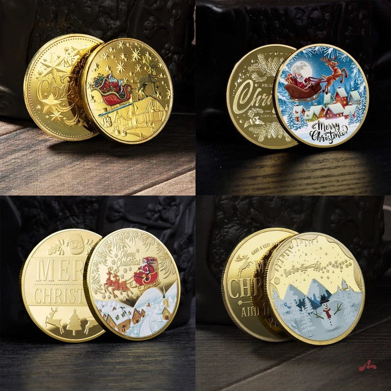 Santa Claus Coin Christmas Coins Unique Christmas Gift Ideas Coin 2325-Chinese Style Finds™