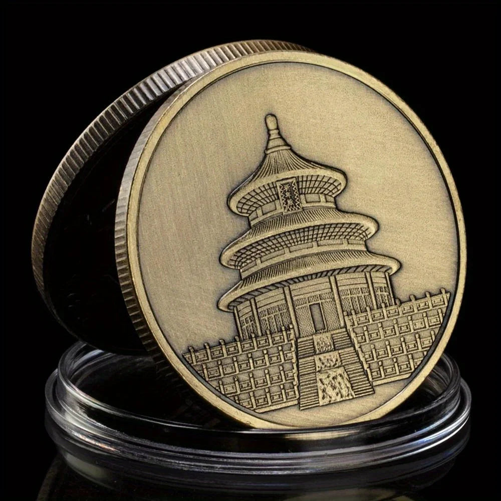 The Great Wall of China Souvenir Coin Copper Plated Collection Creative Gift Collectible Commemorative Coin 1416-Chinese Style Finds™