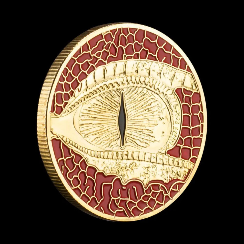 The Red Dragon Collectible Magic Souvenir Coin Gold Plated Souvenir Coin Collection Gift Commemorative Coin 1186-Chinese Style Finds™