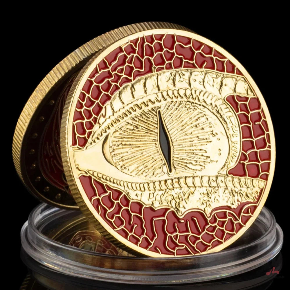 The Red Dragon Collectible Magic Souvenir Coin Gold Plated Souvenir Coin Collection Gift Commemorative Coin 1186-Chinese Style Finds™