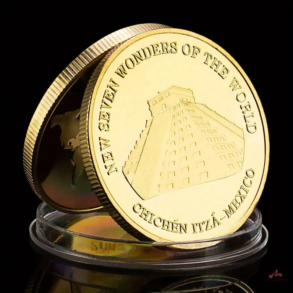 The World Souvenir Gold Plated Coin Collectible Gift Great Buildings Commemorative Coin 1318-Chinese Style Finds™