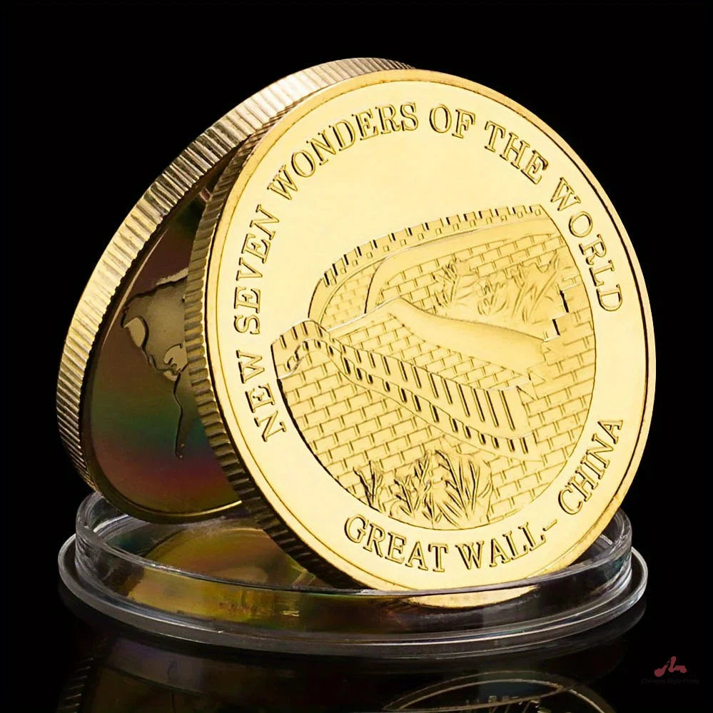 The World Souvenir Golden Plated Coin Collectible Gift Great Building Commemorative Coin 1320-Chinese Style Finds™