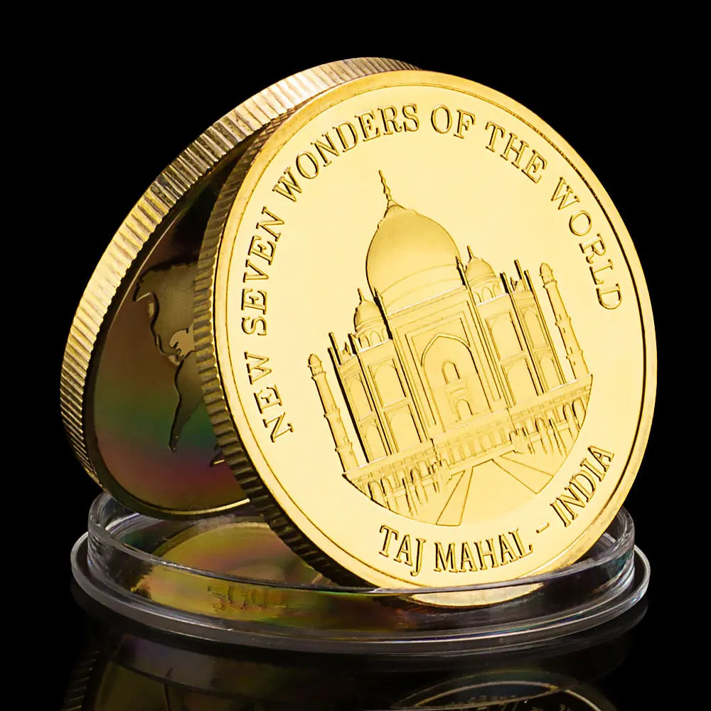 The World Souvenir Golden Plated Coin Collectible Gift Great Buildings Commemorative Coin 1136-Chinese Style Finds™