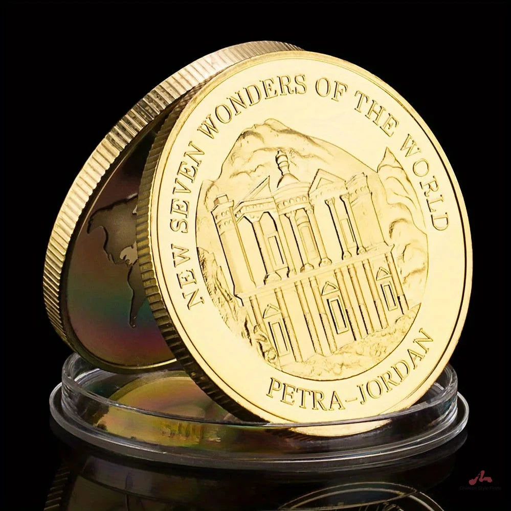 The World Souvenir Golden Plated Coin Collectible Gift Great Buildings Commemorative Coin 1319-Chinese Style Finds™