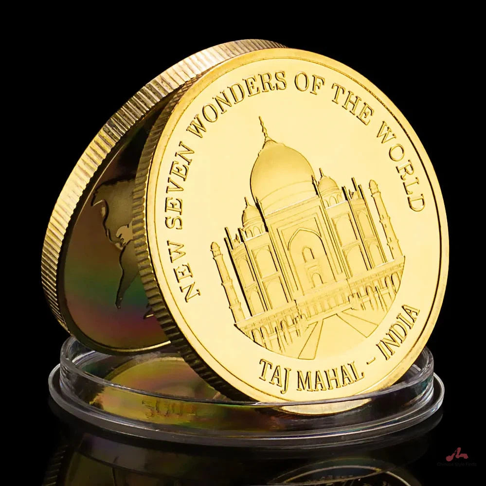 The World Souvenir Golden Plated Coin Collectible Gift Great Buildings Commemorative Coin 1476-Chinese Style Finds™