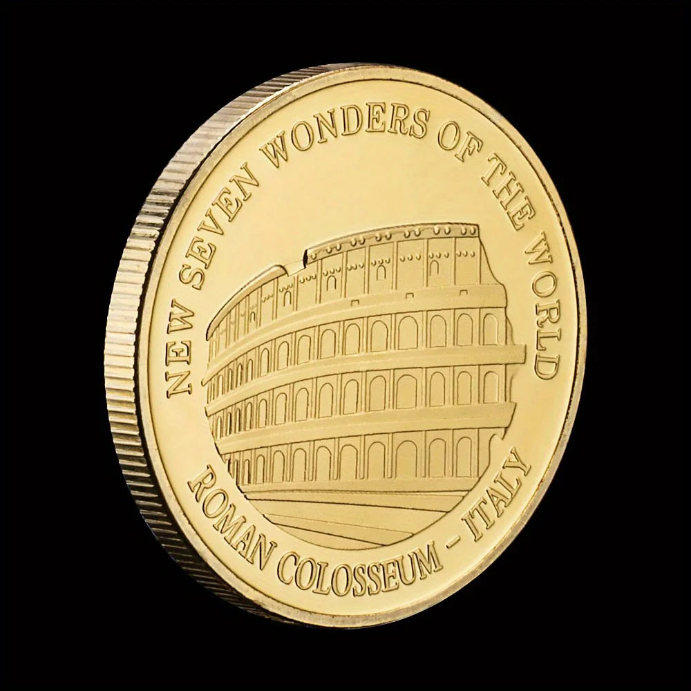 The World Souvenir Golden Plated Coins Collectible Gift Great Buildings Commemorative Coin 1317-Chinese Style Finds™