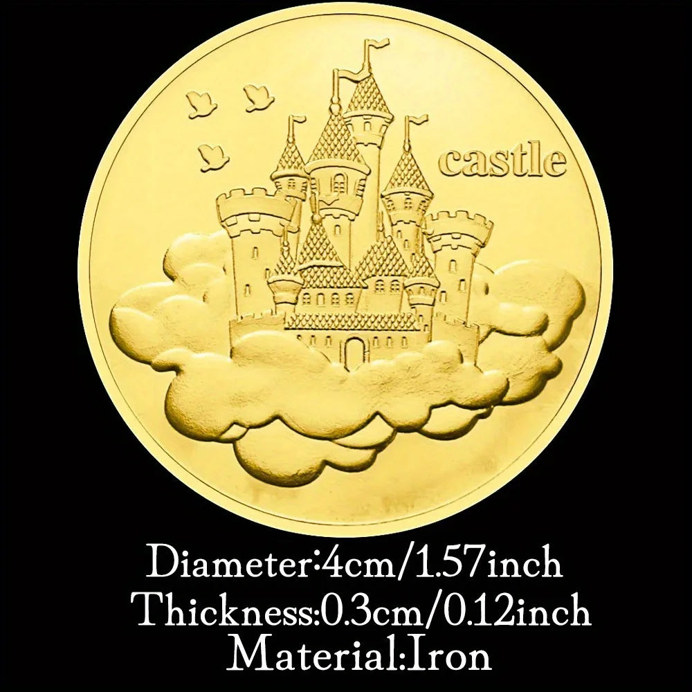 Twinkle The Tooth Fairy Collectible Golden Plated Souvenir A Gift of Castle Collection Commemorative Coin 1429-Chinese Style Finds™