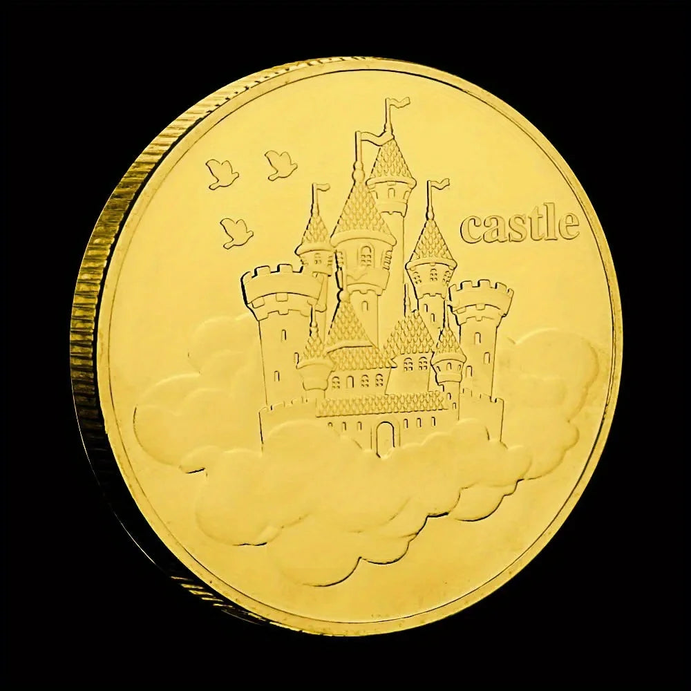 Twinkle The Tooth Fairy Collectible Golden Plated Souvenir A Gift of Castle Collection Commemorative Coin 1429-Chinese Style Finds™